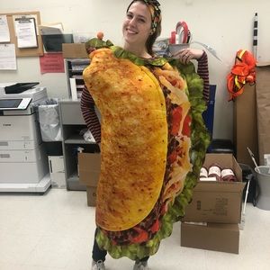 Funny taco costume! One size! Food lover/comicon